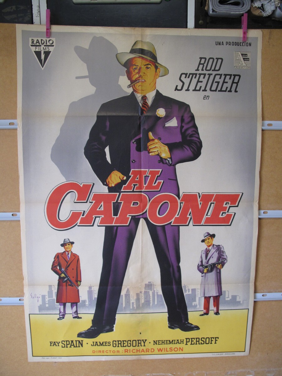 A7533 AL CAPONE, ROD STEIGER, FAY SPAIN, JAMES GREGORY, 1959