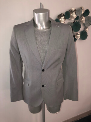 Luxurious Black and White Mottled Jacket GOSSUIN Size 50 (M) New