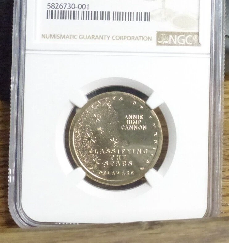 Innovation  $ 1  Classifying the Stars Delaware  NGC 2019-D  MS67 - Image 3 of 4