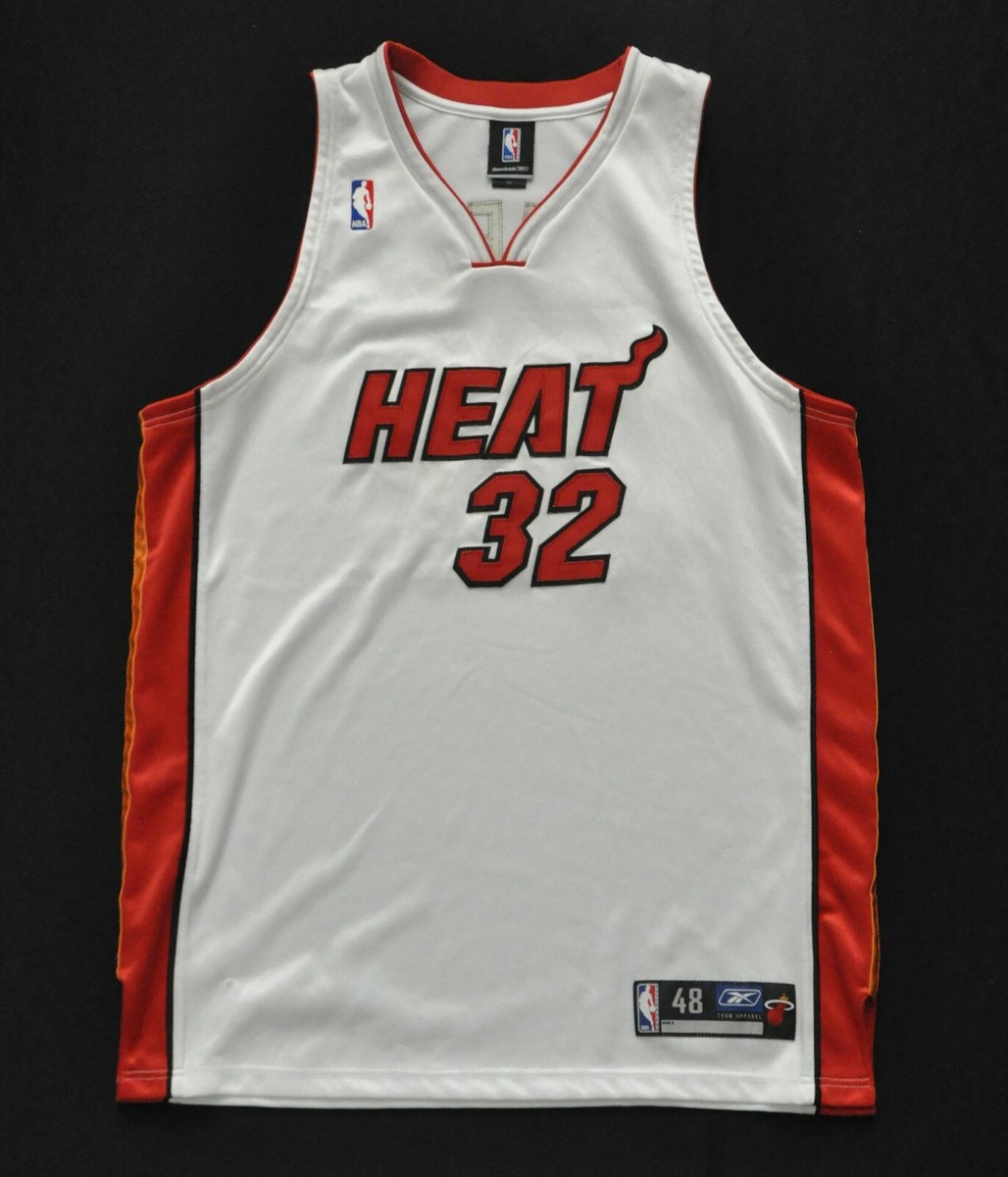 ウェア NBA Miami Heat Shaquille O'Neal uniform Shaquille O'Neal Miami Heat Reebok Jersey Authentic Shaq NBA