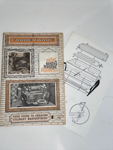 Farberware Gallery of Broiler Rotisserie Masterpieces Cookbook / Manual /Instruc