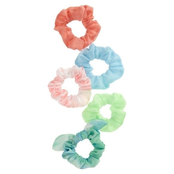 BP. 5 Pack Hair Scrunchie Set Green Multi NWOT (99) | eBay display picture 3