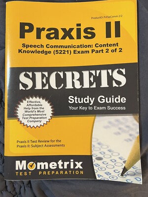 Praxis II Speech Communication Content Knowledge (5221)  Exam Part 2 Of 2