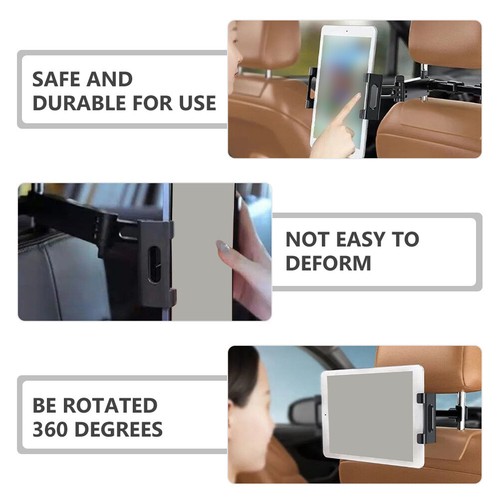 Portable Practical Cell Phone Holder Headrest Tablet Holder - Zdjęcie 4 z 10