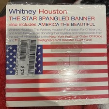Star Spangled Banner Whitney Houston CD Sealed 2001 Super Bowl XXV Giants Bills