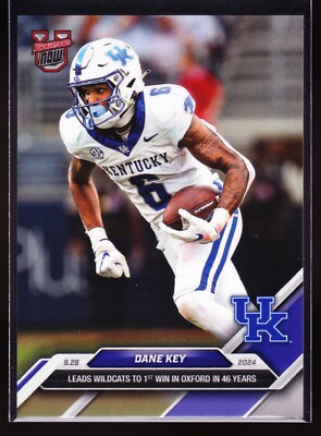 Dane Key Kentucky Wildcats 1st Win in Oxford vs Ole Miss 2024 Bowman U Now #21