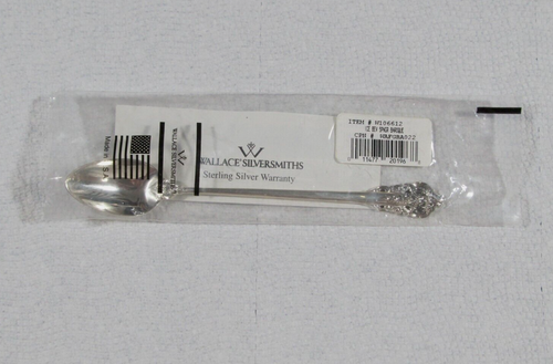 Wallace Grande Baroque Sterling Silver Iced Tea / Beverage Spoon No Mono New