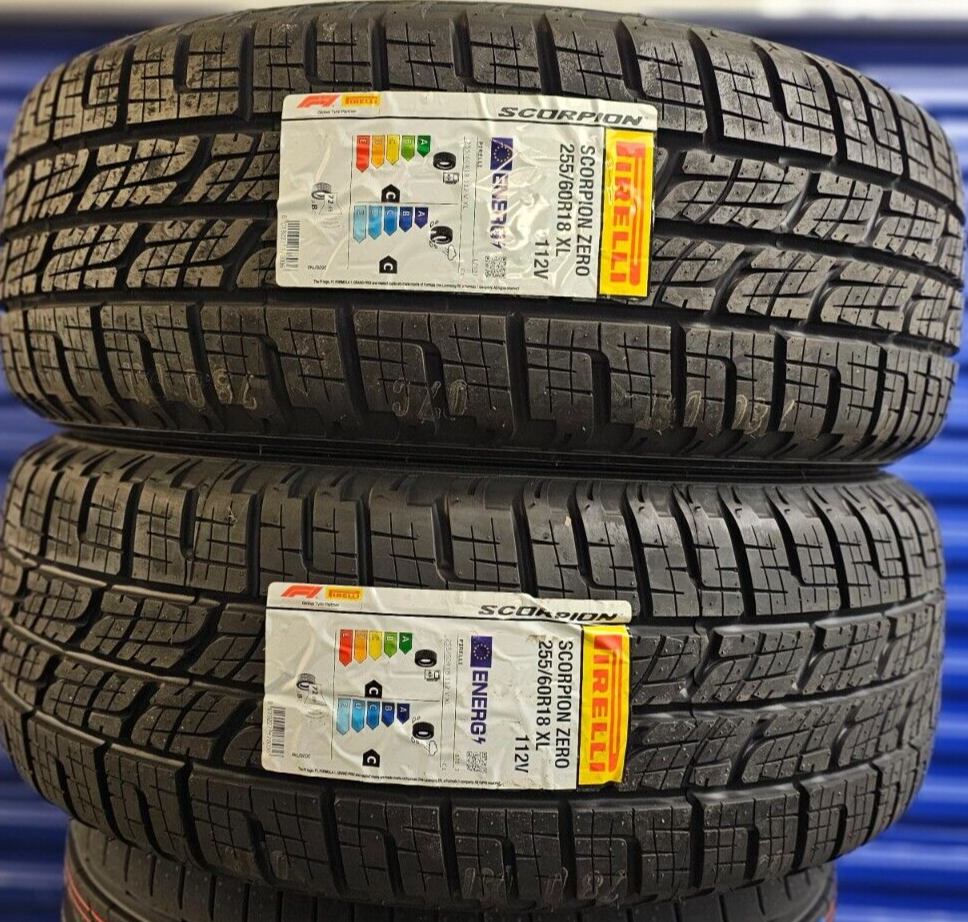 （送料無料）PIRELLI　225/50R18 2X PIRELLI SCORPION ZERO 255/60 R18 XL 112V 4X4/SUV TYRES 255 60