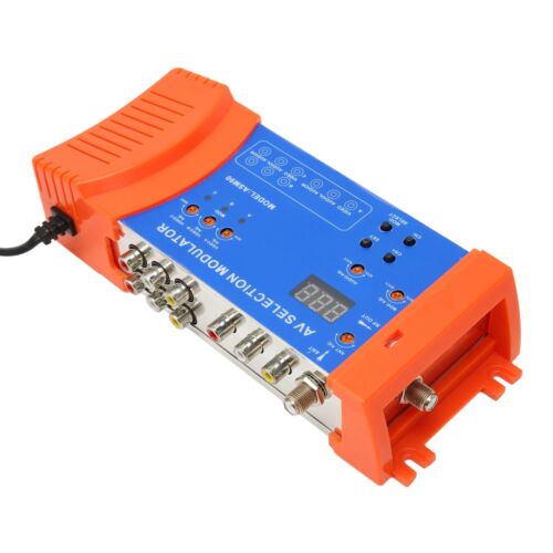AV-Auswahlmodulator PAL NTSC Standard VHF UHF RF Modulator für Heim-TV - Bild 2 von 12