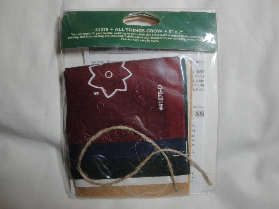 Bucilla's PatchWorks Easy Applique Project, 5" x 7", Design by Terrece Beesley - Image 2 of 2