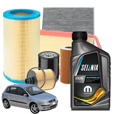 Kit tagliando Filtri misti e olio Selenia Multipower 5w40 4 Lt Fiat Stilo 1.4