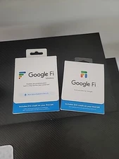 NEW Google Fi & Wireless SIM Card Kit Phone Plan GSM 2 Pack