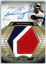 David Ortiz 2022 Topps Tier One Prodigious Patch Autograph Card #PPA-DO 07/10