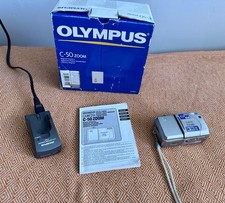 Olympus Camedia C-50 5.0MP Digital Camera W/battery, Memory Card  Accessories