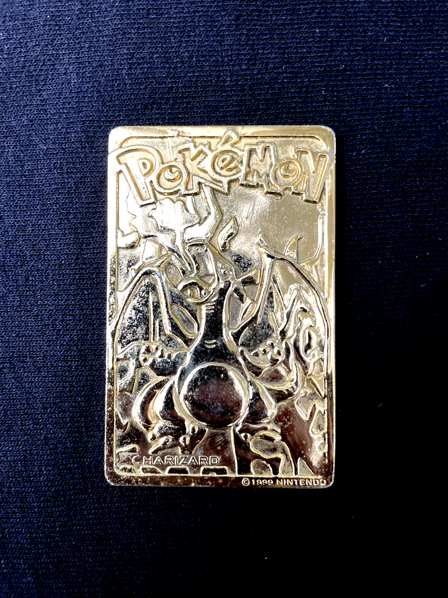 1999 Pokémon 23K Gold Plated Trading Card - #6 Charizard - Burger
