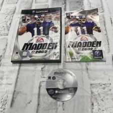 Madden NFL 2002 (Nintendo GameCube, 2001) Complete CIB Tested Reg Card Working