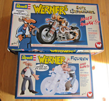 Revell WERNER Satte Literschüssel + 2 Figuren Bausatz 1:9 Kult Motorrad Set NEU