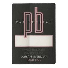 Pat Benatar 1999 20th Anniversary Concert Tour All Access Backstage Pass