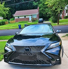 LS Style Front Bumper Kit w/Grille Fog Lights Fit For 2018-2023 Toyota Camry SE