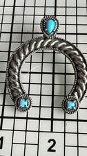 NEW Carolyn Pollack Southwestern Style Sterling Sleeping Beaty  Naja Pendant