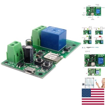 Compact WiFi Wireless Smart Relay Switch - Easy Installation & Versatile Use