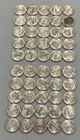 50 1957 P BU US 90% Silver Roosevelt 10c L25176