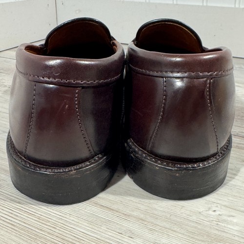 Mocasín Alden 986 ocio cosido a mano color #8 concha cordobés talla EE. UU. 10 E - Imagen 5 de 21