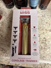 KISS 💋 Precision Blade Cordless Trimmer 3 Blade Guards SMALL BUSINESS 🌻🍋💌🍎