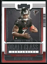 2023 Contenders Bijan Robinson #2 RC Draft Class Contenders Falcons