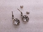 Vintage Sterling Silver Marcasite Earrings Ornate Open Work Drop Signed 925 GF3? — photo 8