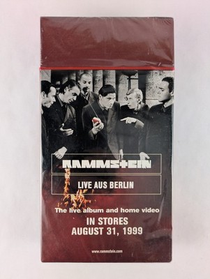 Rammstien Live Aus Berlin Germany - VHS Tape - 1999 - Sealed - Promotional Copy