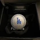 Yoshinobu Yamamoto AUTOGRAPHED BASEBALL 2025 FANATICS UNDERWRAPS DODGERS