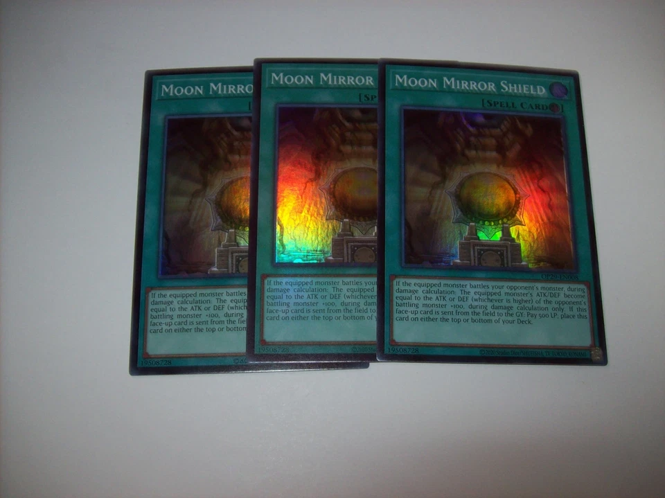 Yugioh X3 OTS Tournament Pack 29 OP29-en008 Moon Mirror Shield NM Free Shipping - Image 2 of 3
