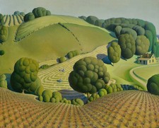 Grant Wood: Young Corn 22x30 Archival Quality Fine Art Print