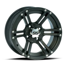 ITP SS212 Wheel 12x7 4/156 Matte Blk 4+3 Sportsman 850 Touring w/EPS (2010-2014)