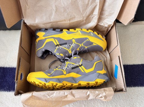 Columbia Montrail F.K.T Trans Alps gris/amarillo electrónico BM4582-060 para hombre 11 nuevo en caja - Imagen 2 de 7