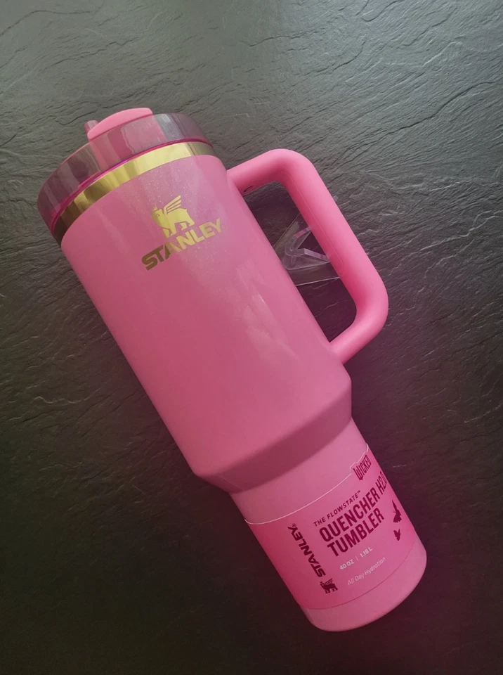 AUTHENTIC Stanley x Wicked Glinda 40oz Tumbler H2.0 FlowState Quencher NEW - Image 1 of 1