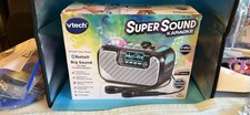 NEW VTech Super Sound Karaoke Portable Bluetooth, 2 Mics Included, Party Lights
