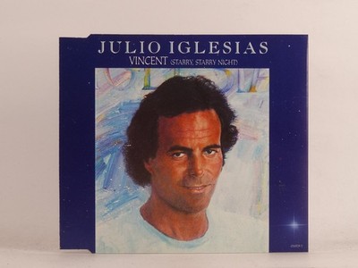 JULIO IGLESIAS VINCENT (STARRY STARRY NIGHT) (C87) 3 Track CD Single including P