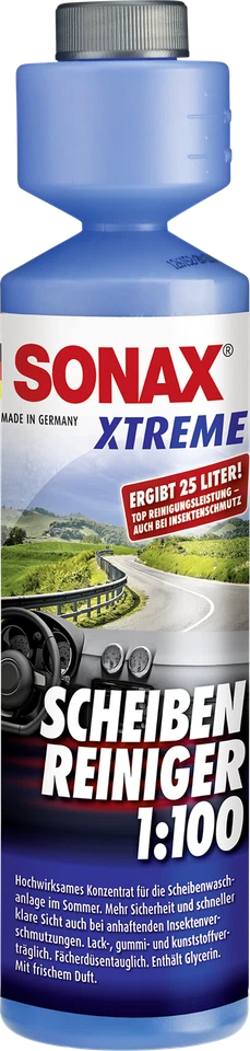 SONAX 02711410  XTREME ScheibenReiniger Konzentrat 1:100 NanoPro 250 ml