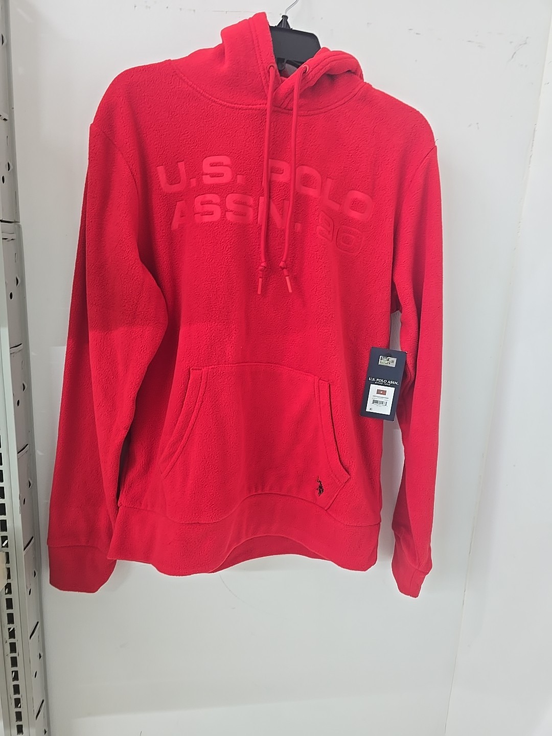 U.S. Polo Assn. men's polar fleece hoodie.