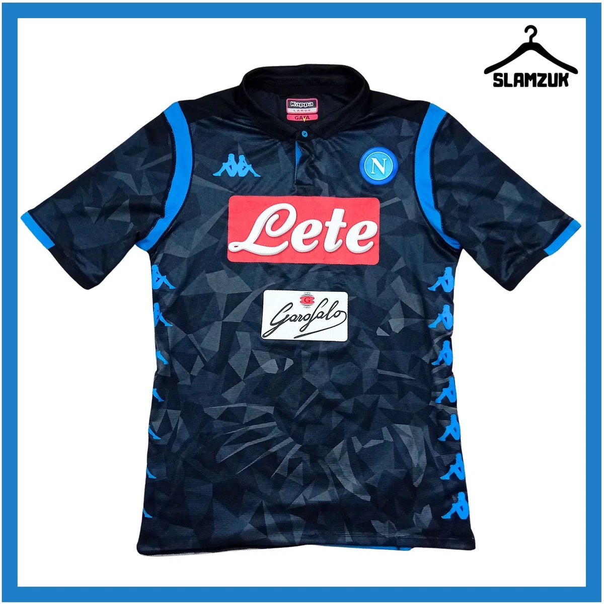 Maillot Naples EA7 Blanc Maradona Koulibaly – Match Issued – 2021 – Taille XL