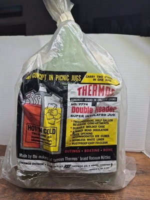 Vintage King Seeley Thermos Hot'N Cold Two-in-one Jug New!