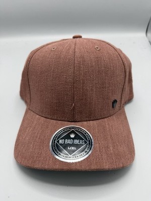 NO BAD IDEAS HAMILTON 2.0 MENS STRETCH FIT HAT LARGE X-LARGE XL MAROON NEW
