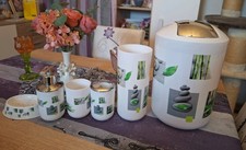 Produktbild - Badezimmer Set 6 - Tlg. - Bad Accessoires, Zubehör, Utensilien