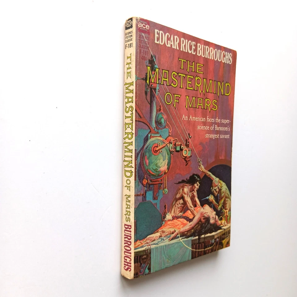 The Mastermind of Mars Edgar Rice Burroughs Barsoom 1963 ACE-Books F-181 - Bild 2 von 4