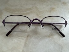 NEW Chloe CL 1131 C04 Purple Eyeglass Frames France 53mm w/ COA Box NOS
