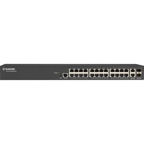 Black Box Gigabit Managed Ethernet Switch - 26-Port (LGB1126AR2) - Picture 3 of 3