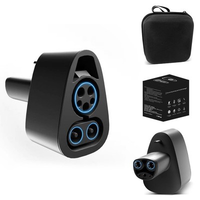 CCS Adapter Compatible Tesla Model 3/Y/X/S,with Charger Up DC 500V/250KW Max(...