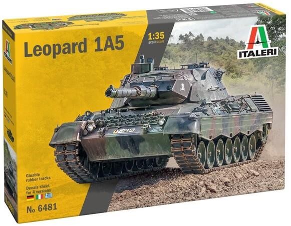 Italeri 6481 Leopard 1A5 1:35 Scale Kit